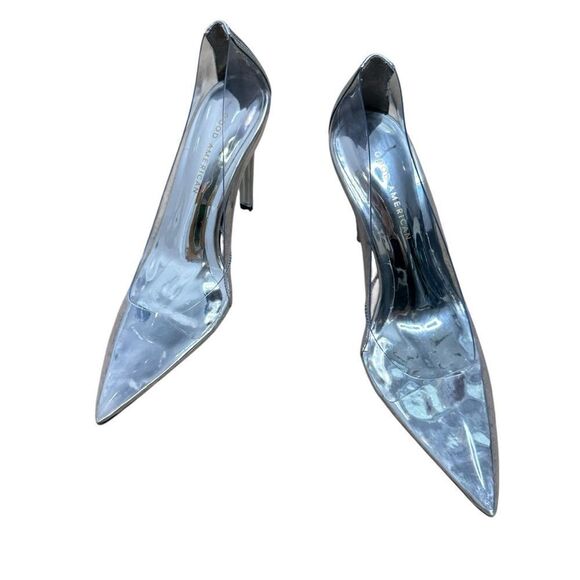 Good American Cinder-F*cking-Rella Clear Pumps | Size 7 - Picture 4 of 13